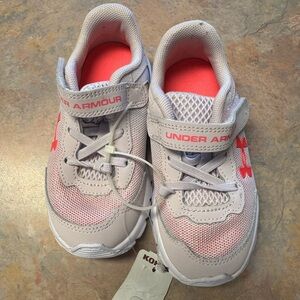 Under Armour Kids Sneakers - Pink and White